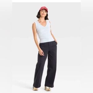 Women's Universal Thread High-Rise Stretch Wide Leg Pants Size 8 NWT